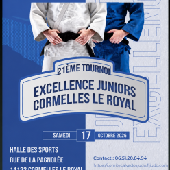 21ème Tournoi Excellence Juniors Cormelles Le royal